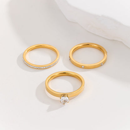 Shophably® Minimalist Gold Rings