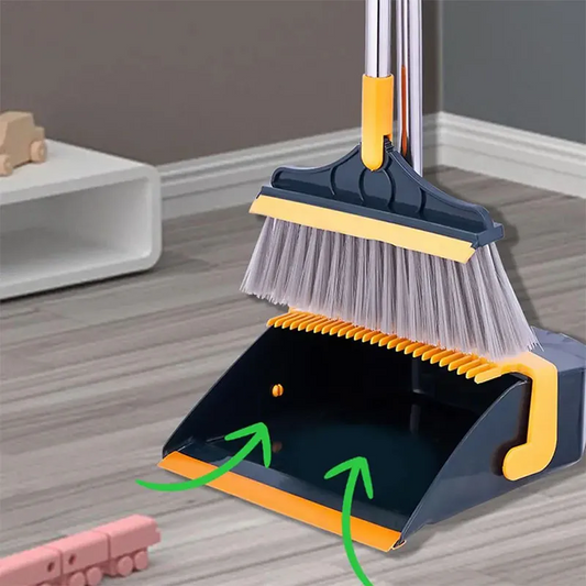 Shophably® Attachable Broom with dustpan cleaning product