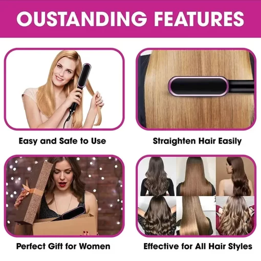 Shophably® 2-in-1 HAIR STRAIGHTENER COMB